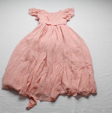 Azazie Girls Ali A-Line Pleated Chiffon Bow Dress AP2 Rosette Size: 7 NWT