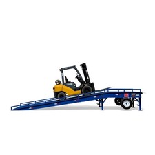NEW 35,000-LB Mobile Yard Ramp 27-FT Forklift Container Loading Dock Heavy Duty