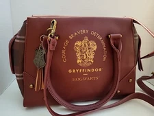 Harry Potter With  Plaid Sides Luxurious Handbag Crossbody Gryffindor Hogwarts