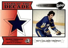 2001-02 UD Vintage Stars of the Decades Jersey Gilbert Perreault Buffalo Sabres