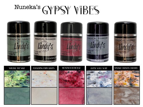 Lindy's Stamp Gang Magical Shaker 2.0 Set 5/PKg-Gypsy Vibes - 5A002YBR-1GZ85