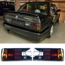 BMW E30 Tail Lights Late Model Smoked MHW Style 318i 318is 325i E30 Convertible