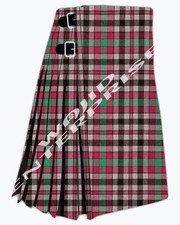 Scottish Handmade Traditional Borthwick Ancient Tartan 8 Yard kilt  Custom Size