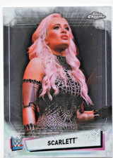 SCARLETT 2021 Topps Chrome WWE Base #95 Professional Wrestling Trading Card
