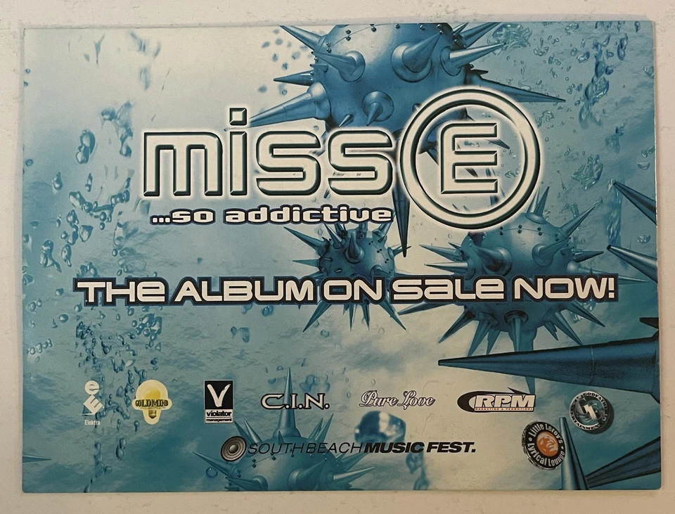 MISS E & TIMBERLAND… SO ADDICTIVE ALBUM 2001 At Club LEVEL FLYER - Image 2 of 3