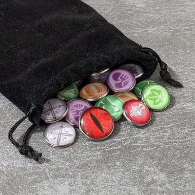 Der Herr der Ringe Schicksal der Gefährten inspirierte inoffizielle Token