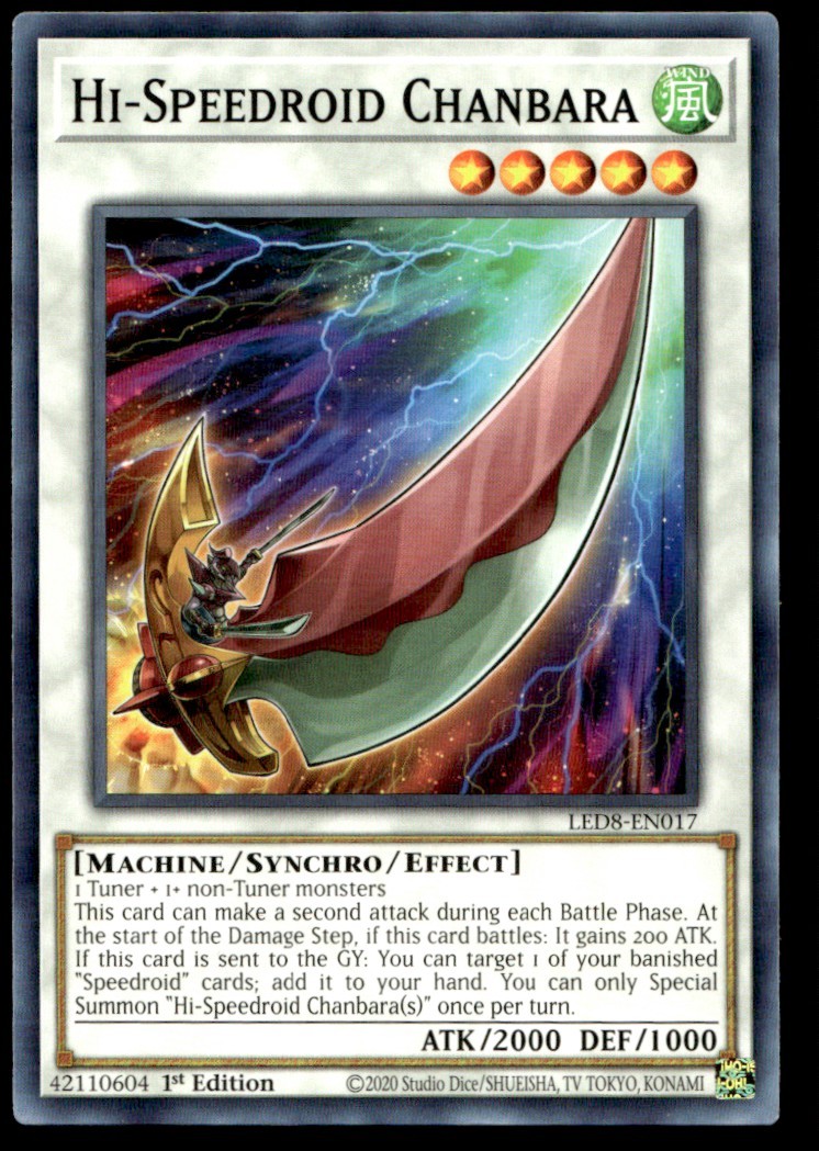 Hi-Speedroid Chanbara LED8 LED8-EN017 MP YuGiOh Buy 10 Get 10 Free | Free Ship