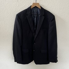 JOHN VARVATOS USA Blazer Mens Sz 44 Dark Navy Premium Tailored Business Office