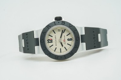 Bulgari Zertifiziert Aluminium Quarz Damenuhr AL29A AL29TA VD 02/1999 9663U