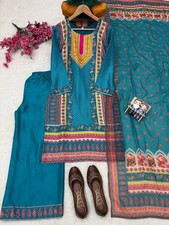 Designer Indian Pakistani kurti pant Bollywood Dress Party Wear Suit wedding