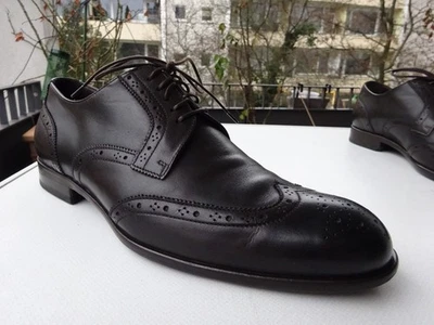 HUGO BOSS Herren Goodyear Welted Business Schuhe Leder Italy Gr.41UK7) f.Neuw - Bild 1 von 4