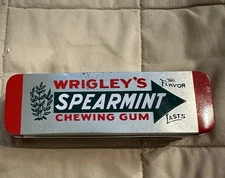 Wrigley's Spearmint Chewing Gum Collectible Tin *Empty*