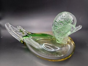 Murano Formia Duck - Green back Silver head