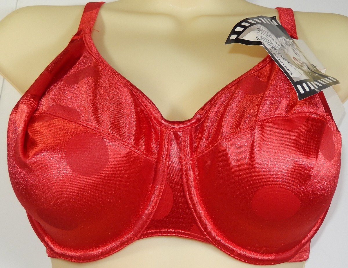 Marilyn Monroe by WARNER'S 1819 Red Soft Cup Full Figure UW Bra