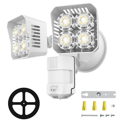 SANSI LED Motion Sensor Light Outdoor 10,000LM Security Wall Mounted Yard Safety