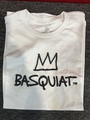 Jean Michel Basquiat Abstract Print White T-shirt New Without Tags