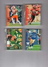 2017 Upper Deck CFL Football Base Set 1-100 Offence Cards