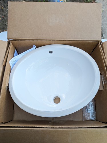 Kohler K-2210-0 Caxton 19-1/4" Undermount Bathroom Sink with Overflow ...