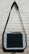 Targus 16" Tablet Messenger Bag Notebook Crossbody Travel Case Black Gray