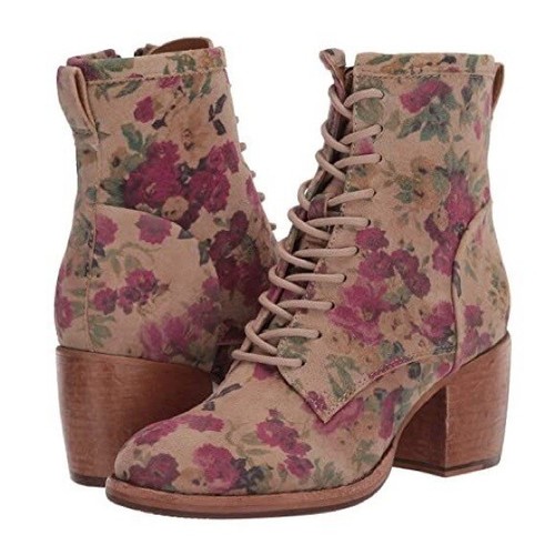 Patricia Nash Sicily Booties - Antique Rose Print