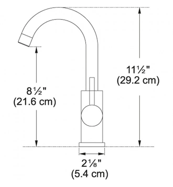 Grifo de cocina de barra Franke EOS FFB3391CHG 11,5" dorado champán - nuevo Foto 2 de 2