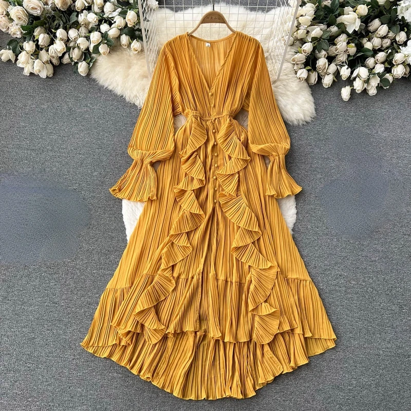 white christmas dresses Zapaka Women Off The Shoulder Graduation Dress A Line Ruffled Pleated Little White Dress, Daffodil / US16W main image 0