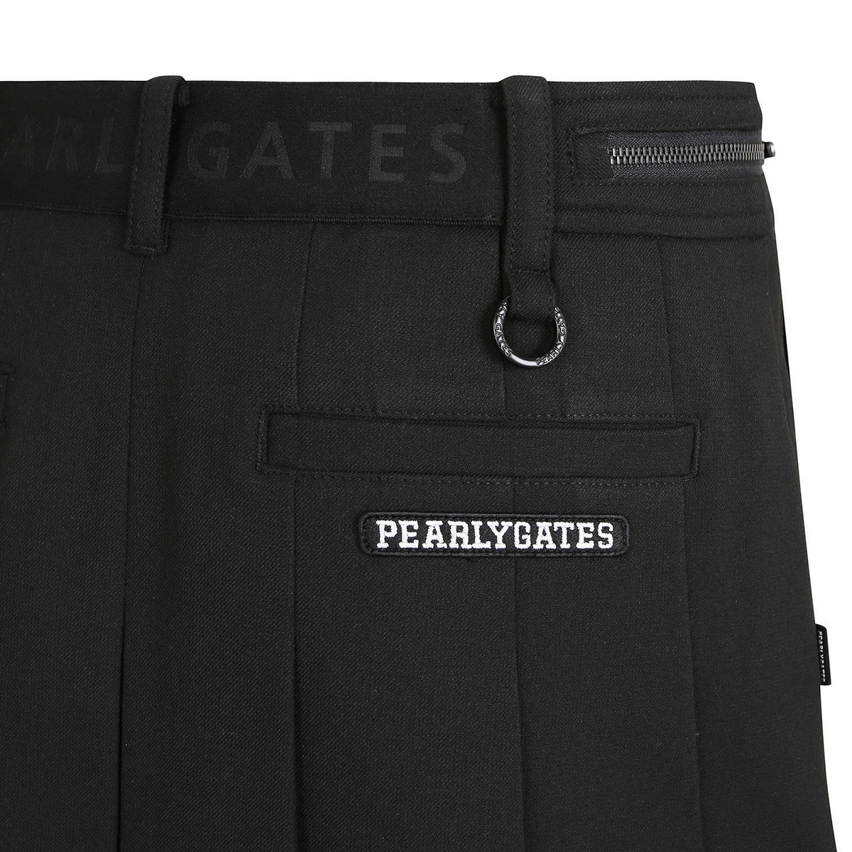 【PEARLY GATES】Women's Crochet Line Layered Culotte Skirt Genuine PEARLY GATES GOLF Womens Perforated Crochet Line