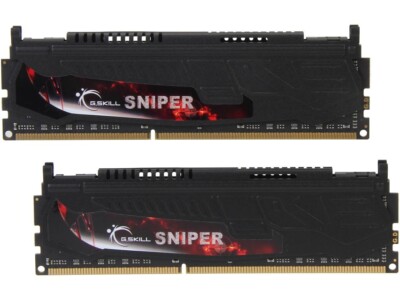 G.SKILL 16GB (2 x 8GB) Sniper Series DDR3 2400 (PC3 19200) F3-2400C11D-16GSR