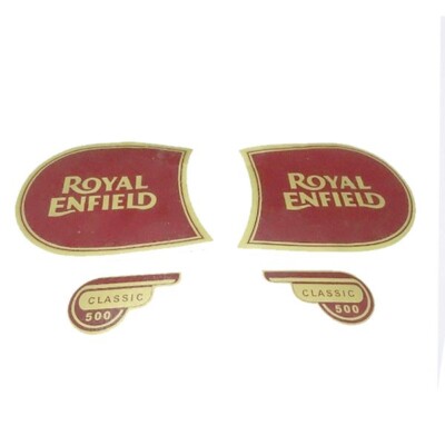 Kraftstofftank/Werkzeugkasten Aufkleber Set Best for Royal Enfield Classic UC...
