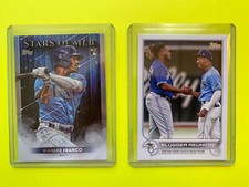 2022 Topps Series 1 Wander Franco Stars Of MLB RC + Slugger Reunion RAYS