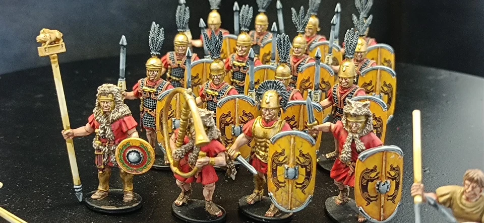 28mm Ancient DPS painted Antique Punic War Republic Roman Legion Cohort 20 HW145 - Image 4 of 4