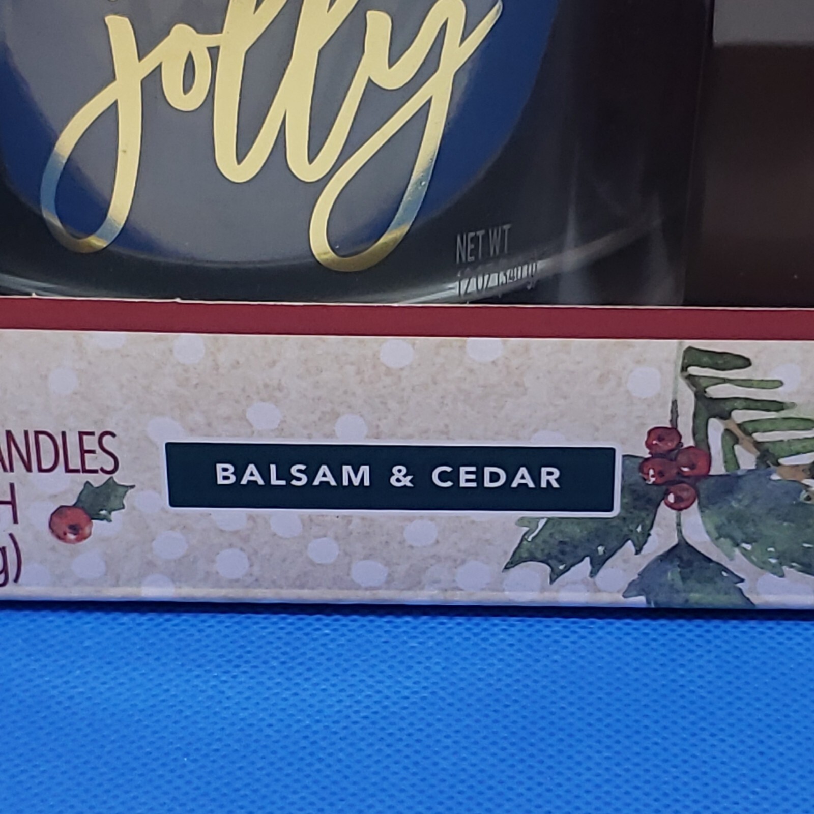 Yankee 3wick Jar Candle Gift Set Balsam Cedar & Sparkling Cinnamon Jolly Jingle eBay