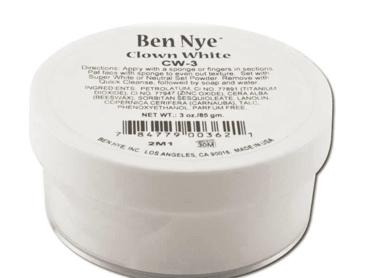 How To Apply Ben Nye Clown White Makeup Saubhaya Makeup