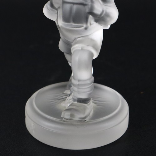 Goebel M J Hummel School Boy Frosted Crystal 3-5/8" Figurine 1992 - Picture 7 of 10