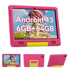 AEEZO Kids Tablet 10 inch Android 13 Tablets 6GB（2+4）+ 32GB with Shockproof