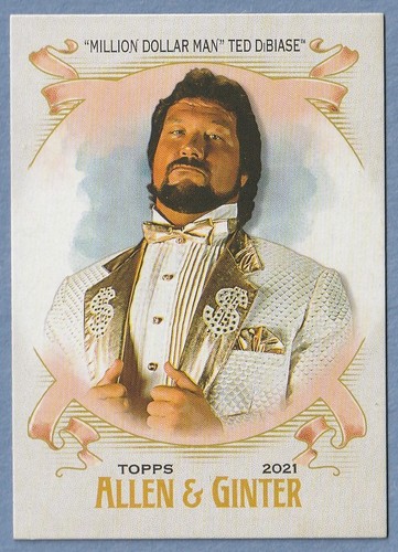 2021 Topps Heritage WWE Allen & Ginter Million Dollar Man' Ted DiBiase #AG-15 card