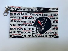 Houston Texans logo small zippered bag