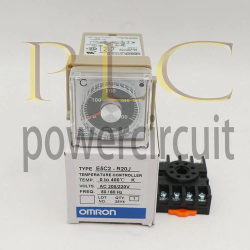 1PCS New Omron E5C2-R20J 0-400°C Temperature Controller