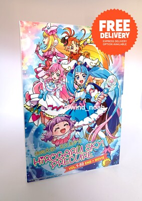 DVD Anime Hirogaru Soaring Sky! Precure Complete (Vol. 1-50 End) + Movie Eng Sub