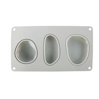 Rayher Silikon-GießForm Steine Groß, 14,5X26X3,5Cm, 3 Formen, Box 1StüCk