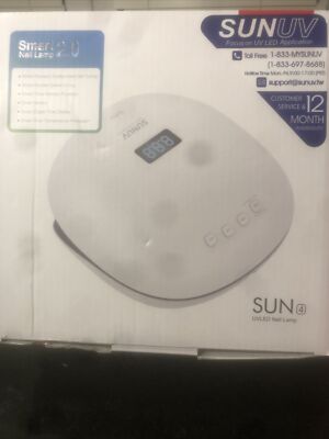 SUNUV 48W UV LED Smart Nail Lamp 2.0 Dryer For Gel Polish Auto Sensor 2 in 1