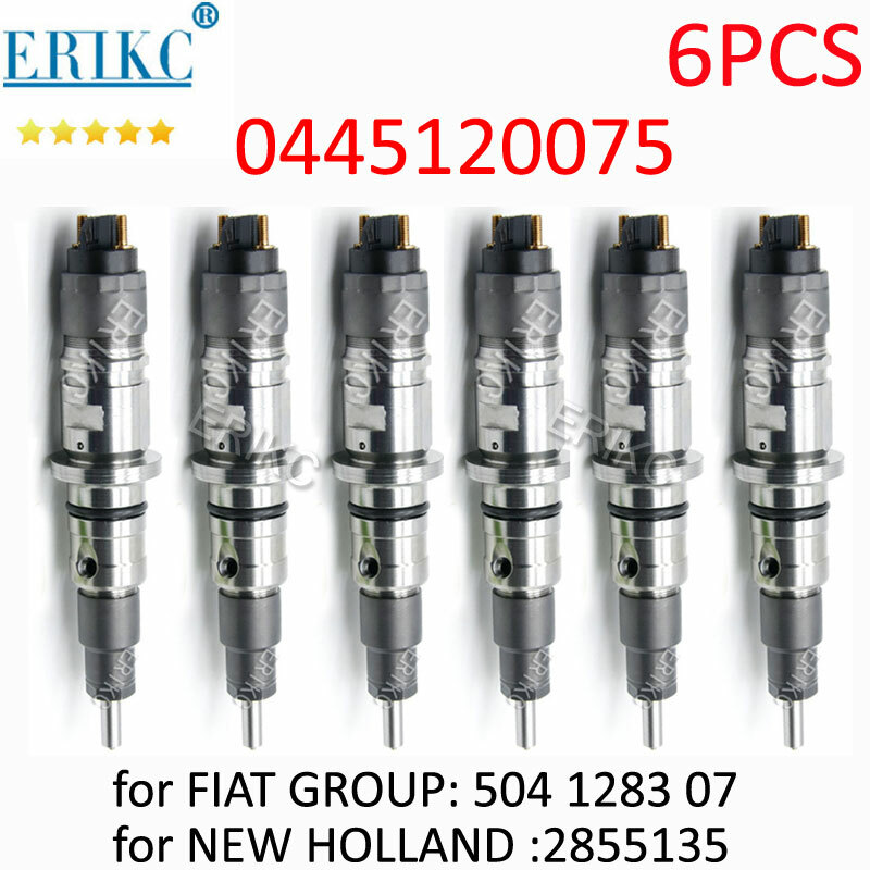 6件装0445120075燃油喷射器喷嘴套装0986435530适用于博世New