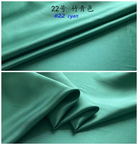 1 MeterX1.14 Meter Soft Silk Charmeuse Fabric Evening Dress Mulberry Silk Satin - Bild 28 von 43