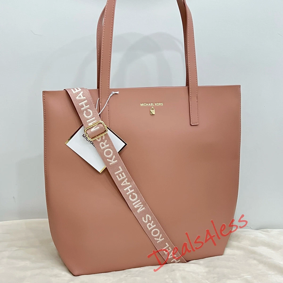 pink michael kors tote bag