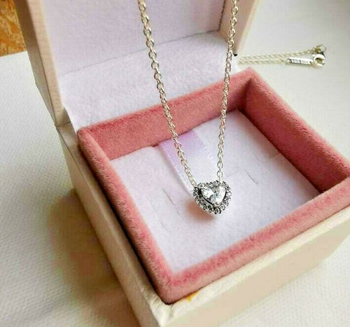Pandora Elevated Heart Necklace 