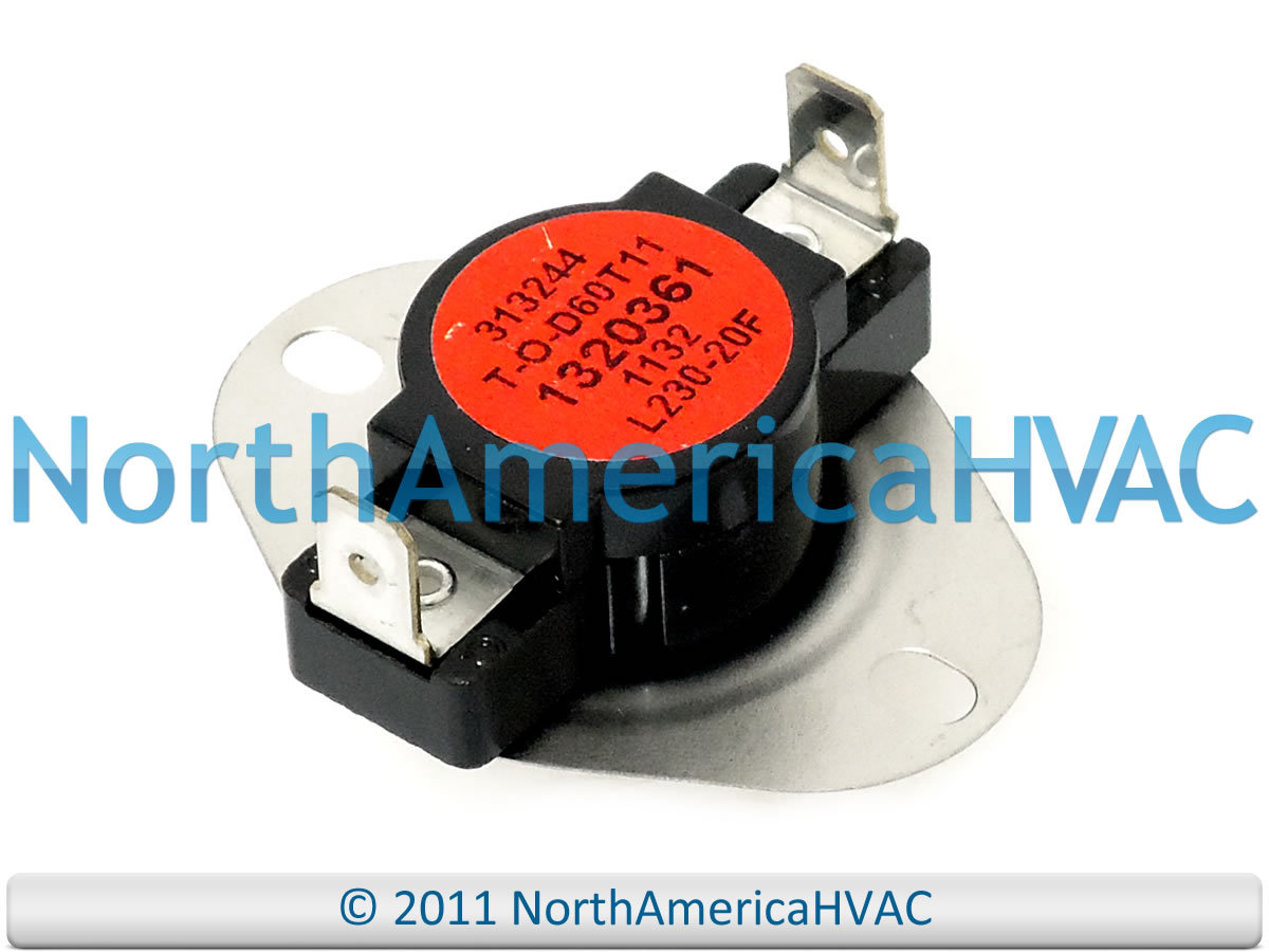 OEM ICP Heil Tempstar Furance Limit Switch 230 L230-20F Fits