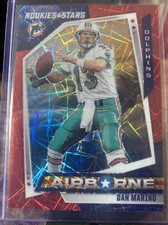 2021 Dan Marino Panini Rookies & Stars AIRBORNE AB-27 RED SCOPE PRIZM Dolphins