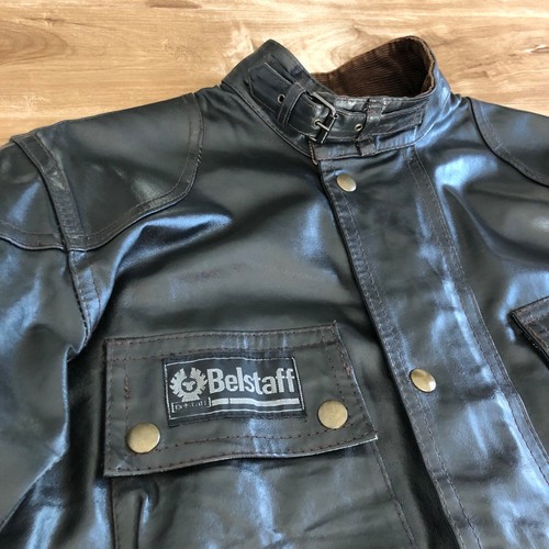 Giacca Belstaff PANTHER, classica, vintage, usata, nera, taglia 3XL - Foto 6 di 17