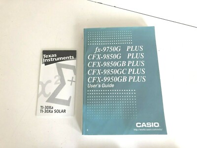 A lot of Texas Instruments and Casio Calculators