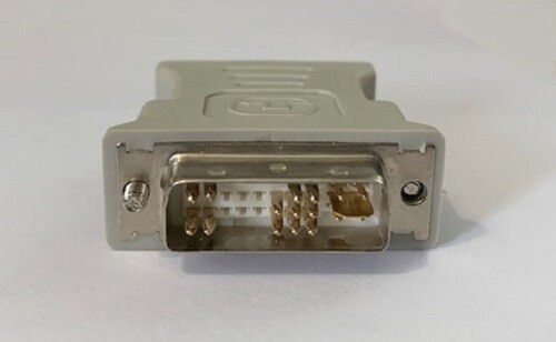 DVI-A male gender changer to VGA female